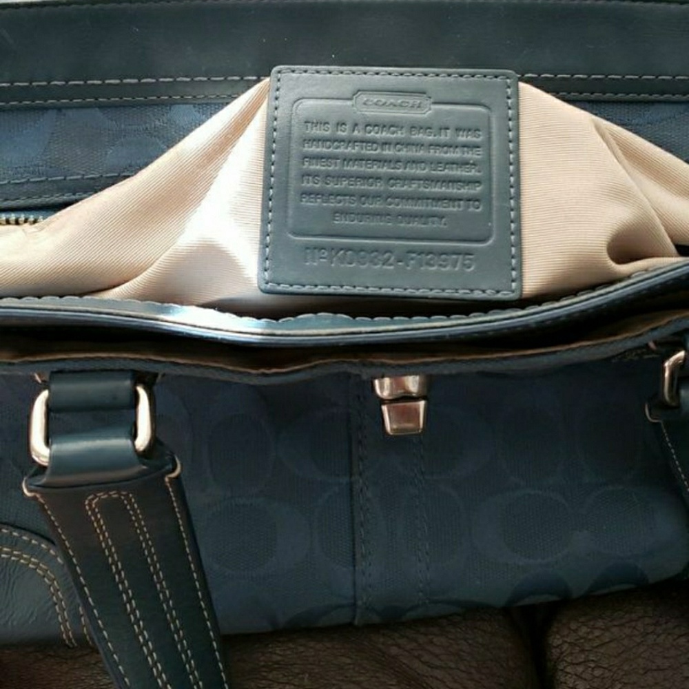 Blue Coach Purse